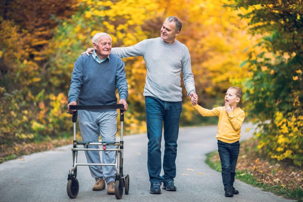 Multigenerational family enjoying time together - Viva Senior Services Louisville, KY
